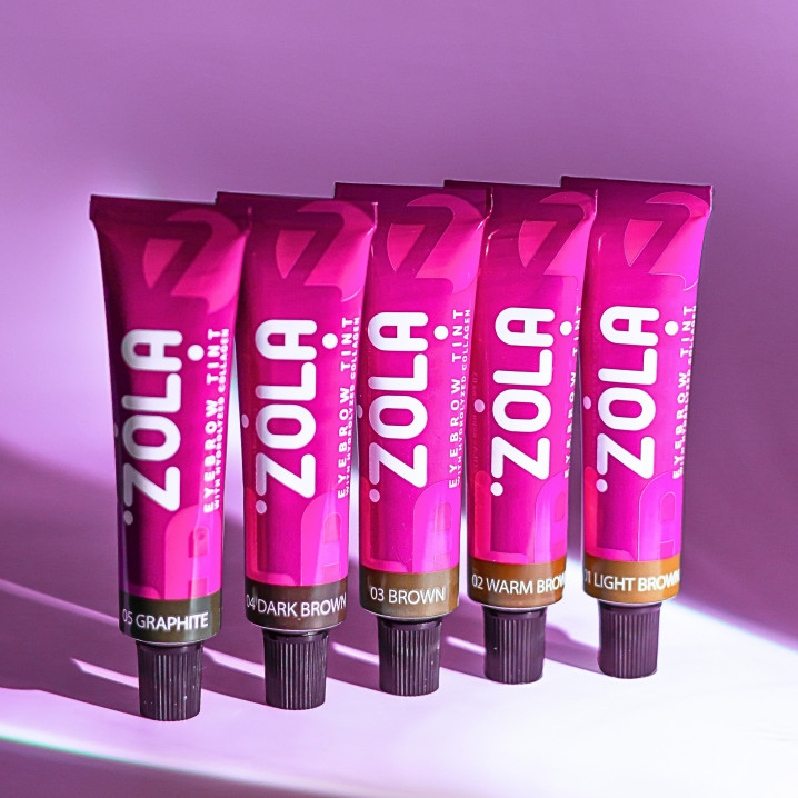 ZOLA Фарба для вій з колагеном Eyebrow Tint With Collagen 15 ml